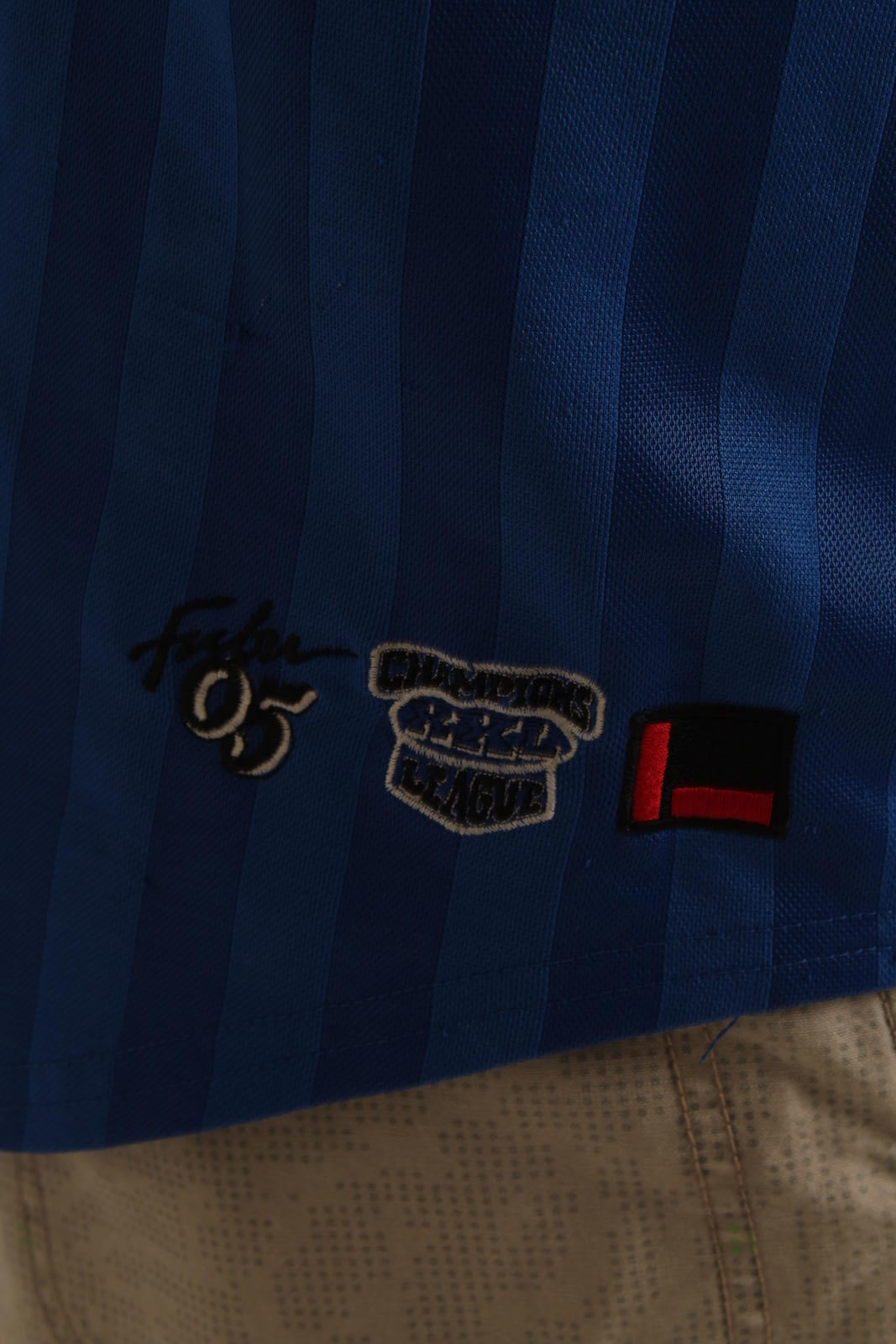 Fubu 05 Vintage Blue Striped Jersey