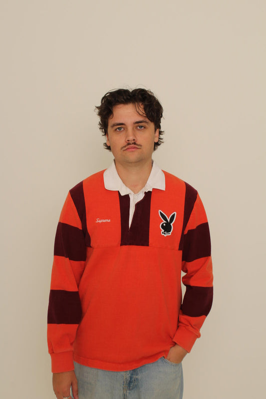 Rare Supreme x Playboy Vintage Rugby Shirt