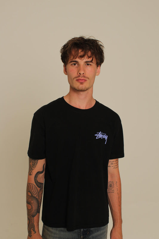 Stüssy Black Graphic T-Shirt