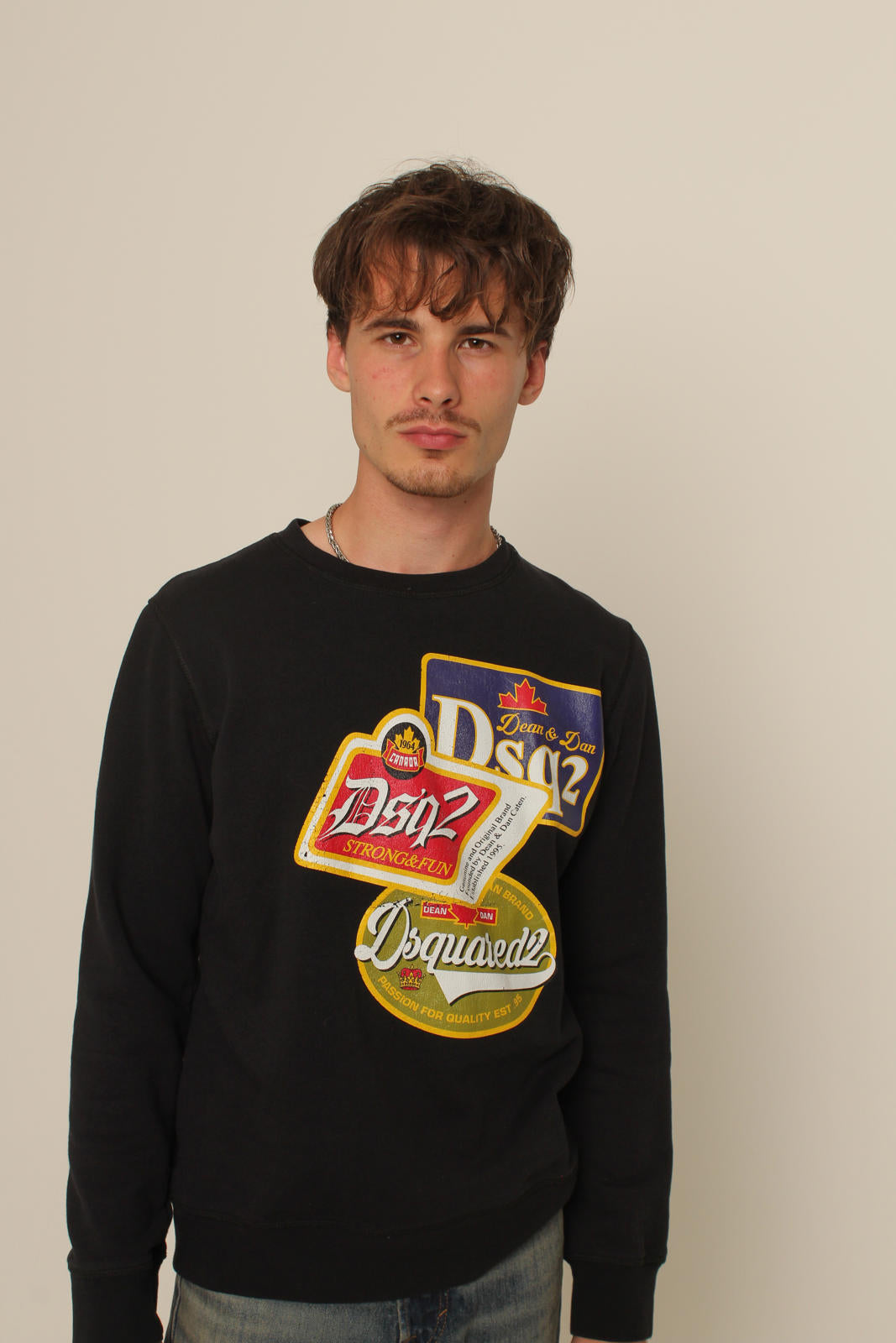 Dsquared2 Graphic Sweatshirt with Patches