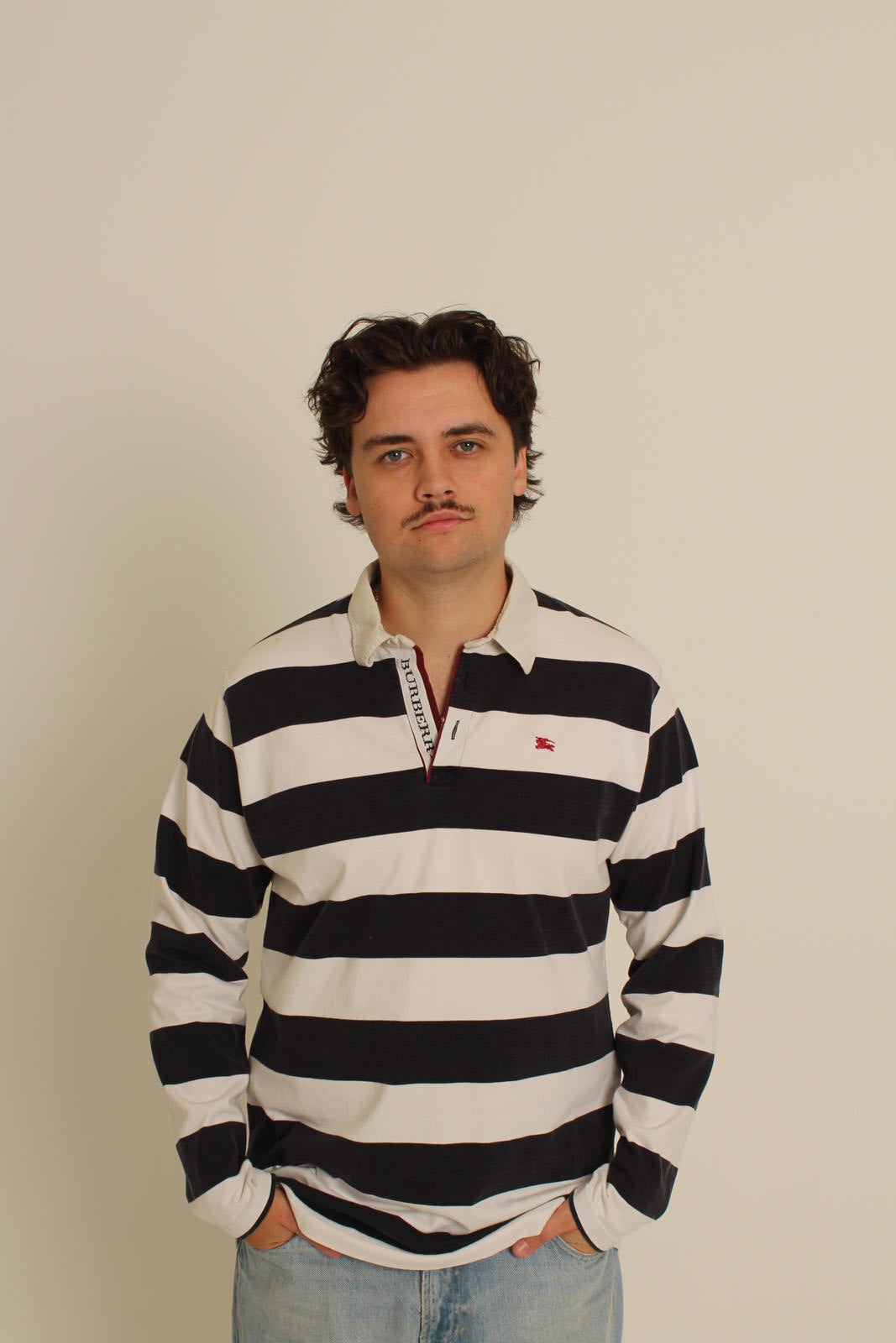 Burberry Striped Rugby Top