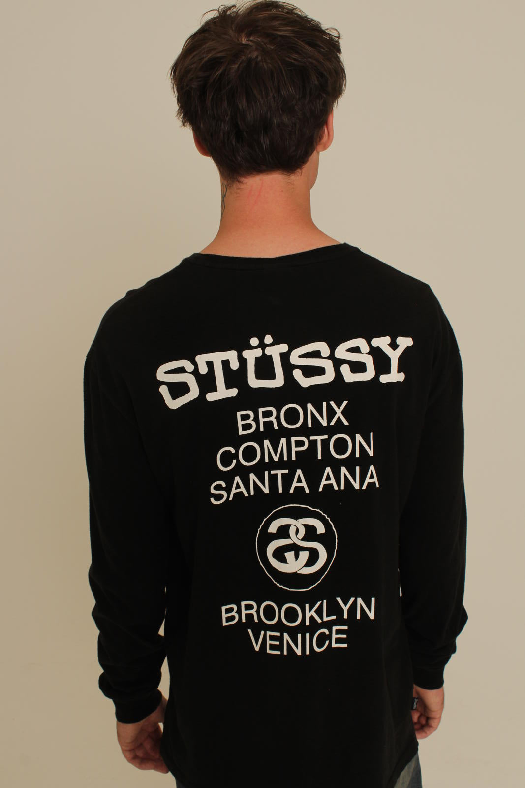 Rare Custom-made Stüssy Long Sleeve T-Shirt