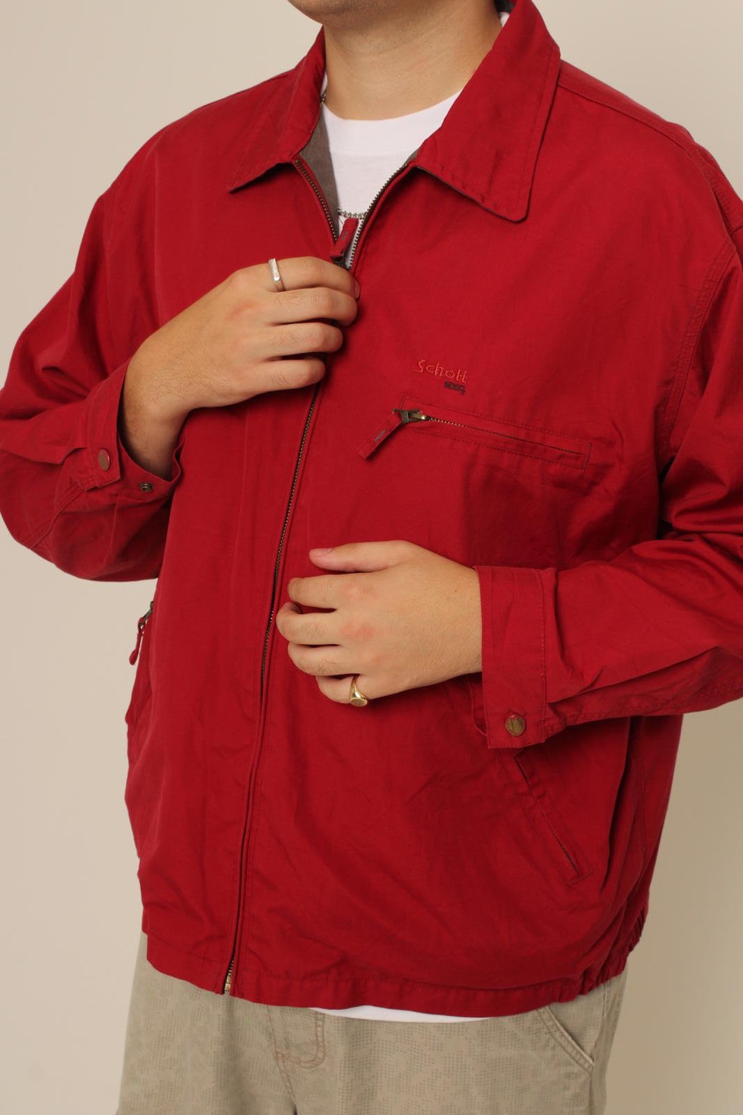 SCHOTT N.Y.C. jacket in RED