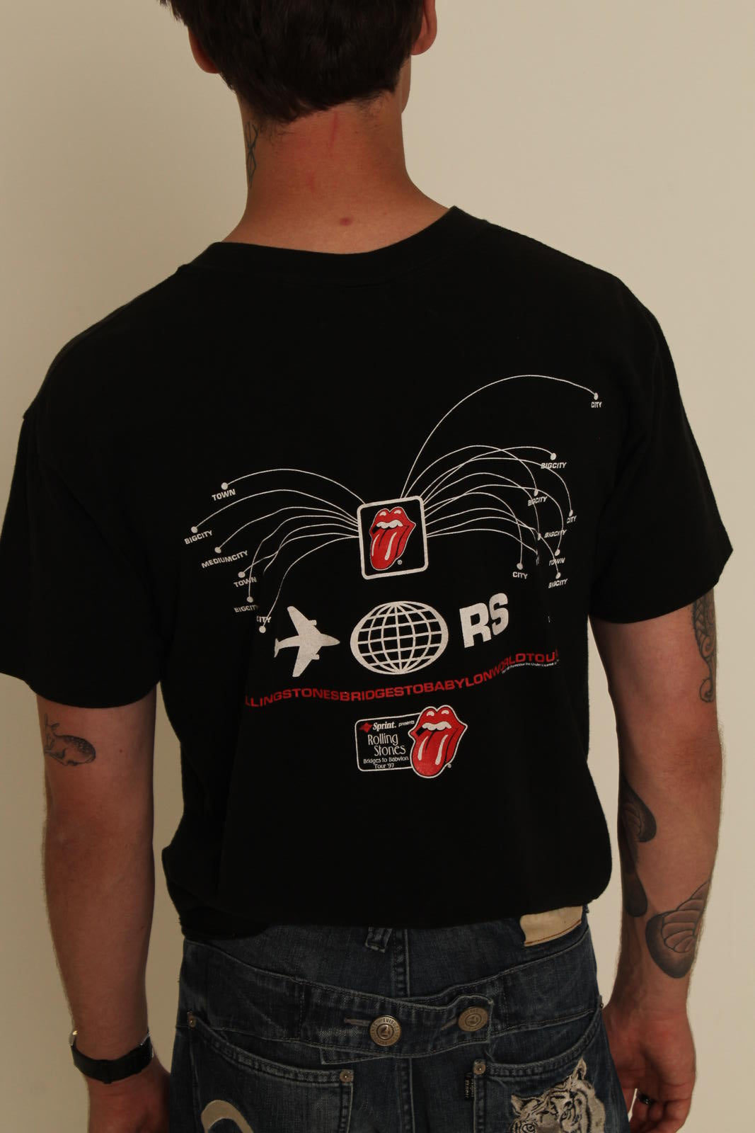 Rolling Stones Bridges to Babylon World Tour (1997) T-shirt