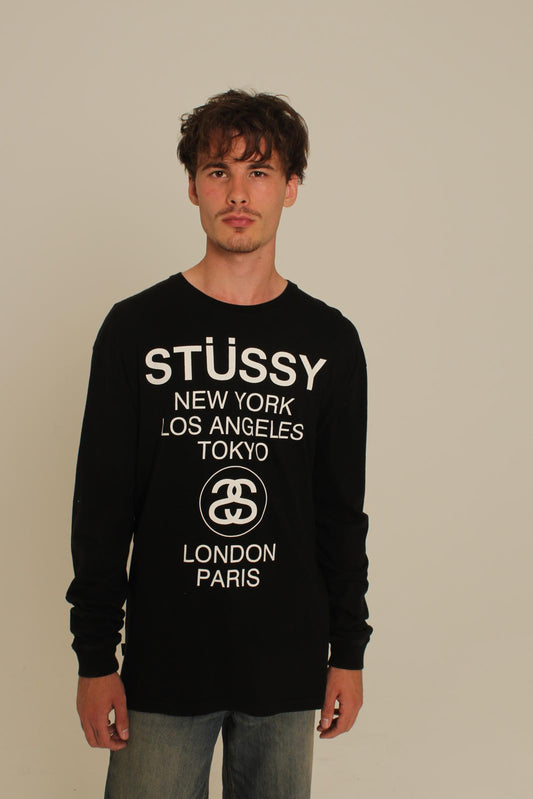 Rare Custom-made Stüssy Long Sleeve T-Shirt