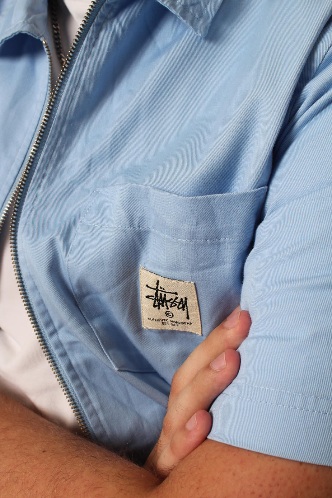 Stussy Short Sleeve Zip Shirt