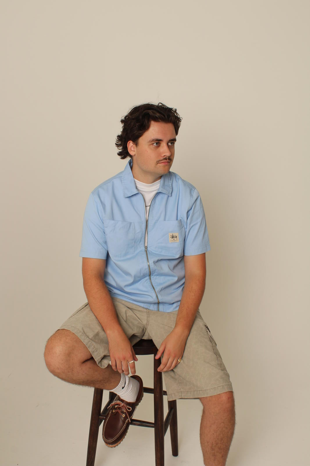 Stussy Short Sleeve Zip Shirt