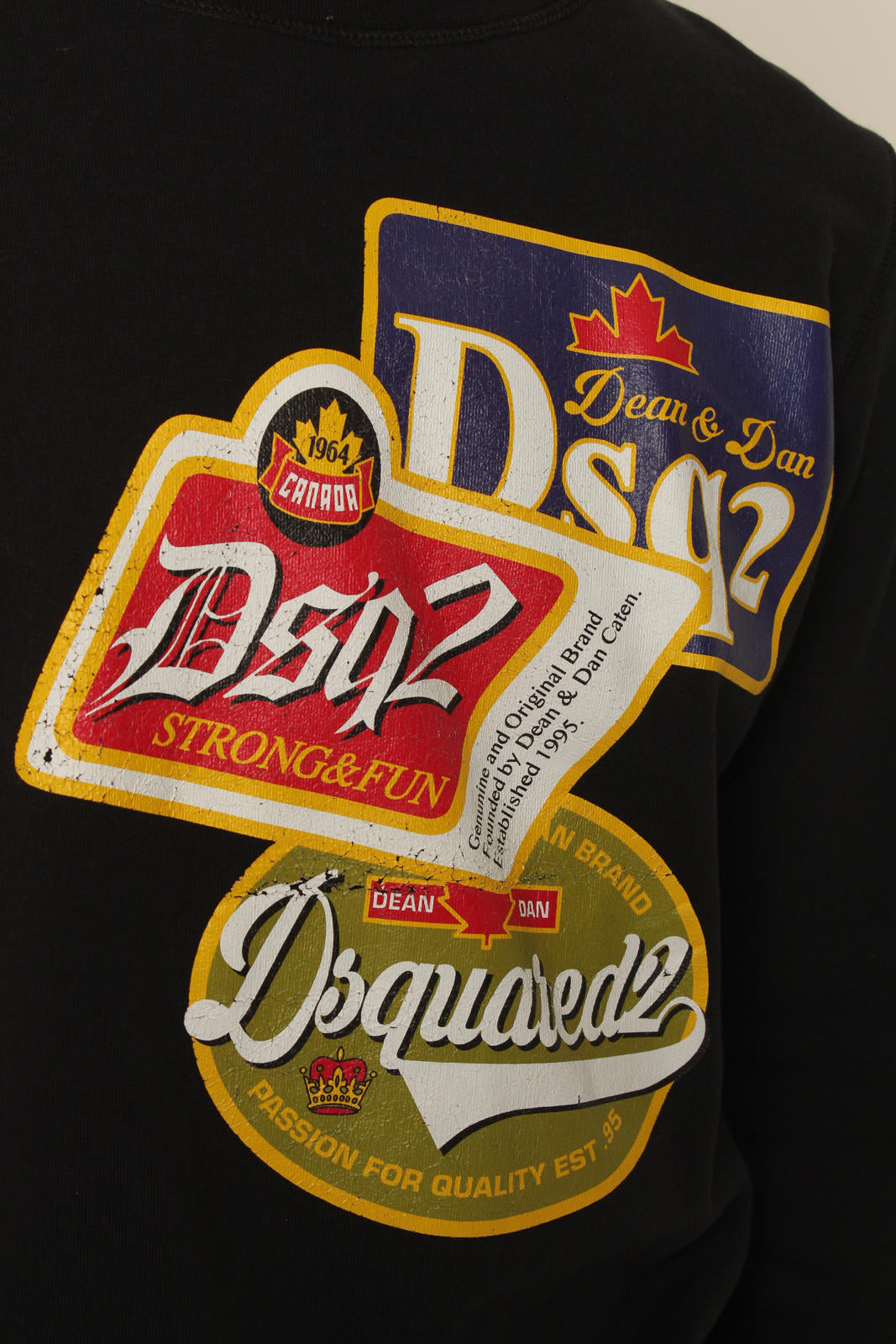 Dsquared2 Graphic Sweatshirt with Patches