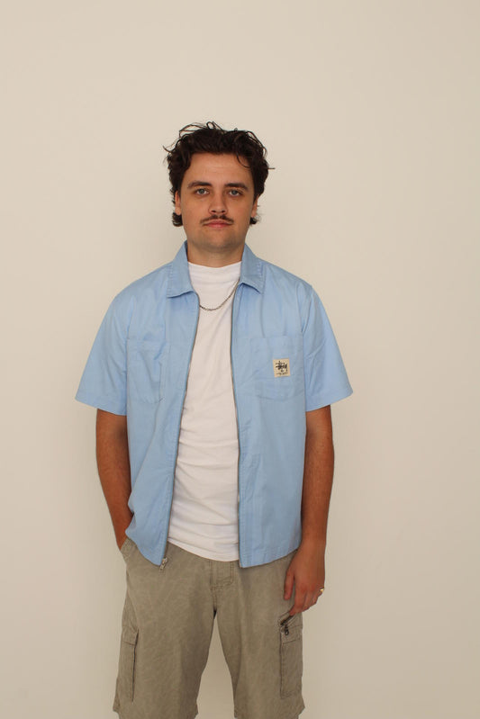 Stussy Short Sleeve Zip Shirt