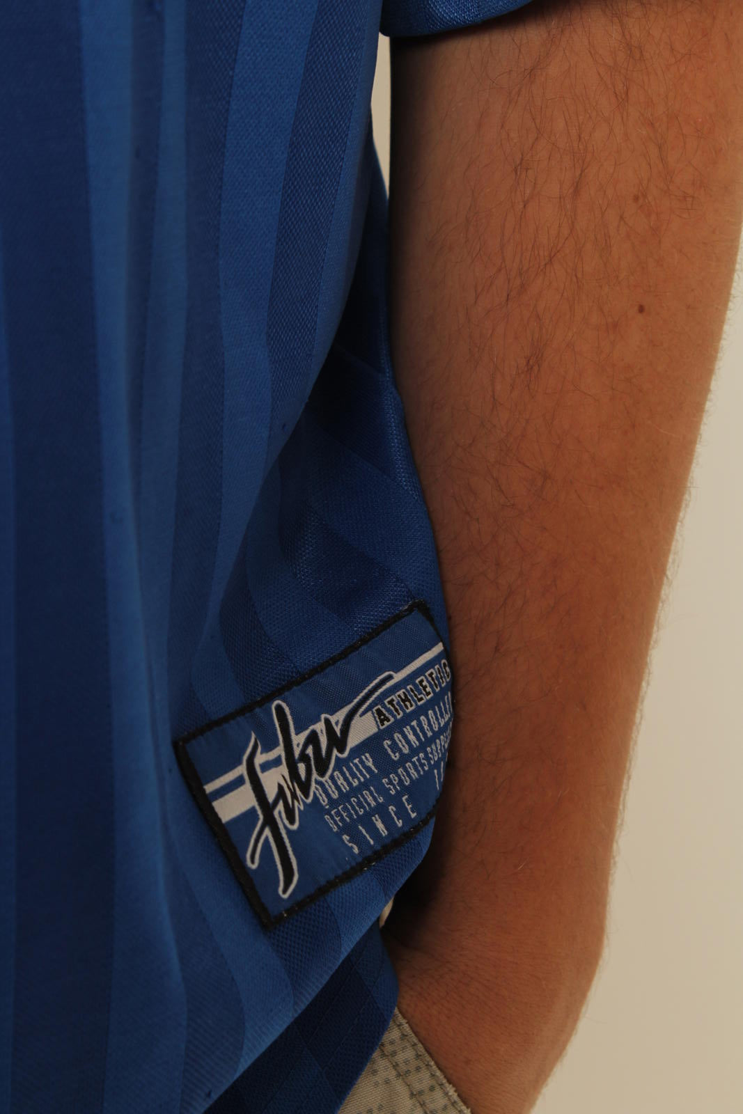 Fubu 05 Vintage Blue Striped Jersey