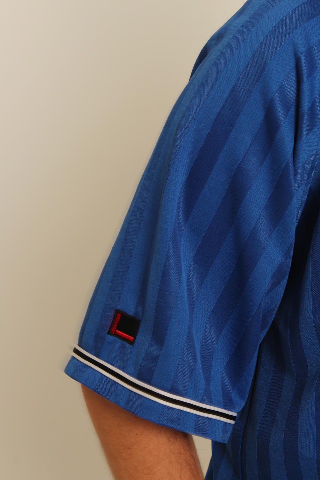 Fubu 05 Vintage Blue Striped Jersey