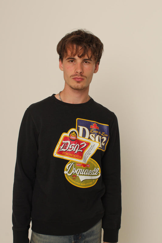 Dsquared2 Graphic Sweatshirt with Patches