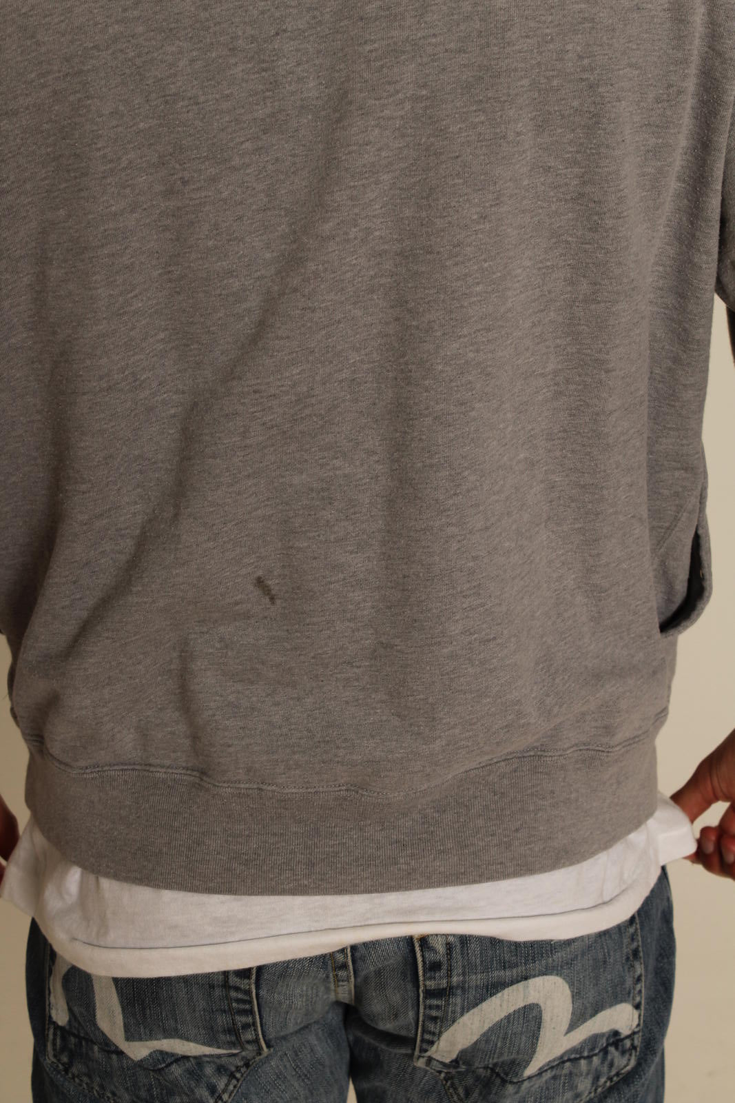 90's Polo Sport 1/4 Zip Sweatshirt Grey