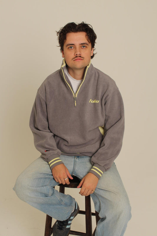 FUBU Avionics Performance Team Half Zip Fleece Sweatshirt